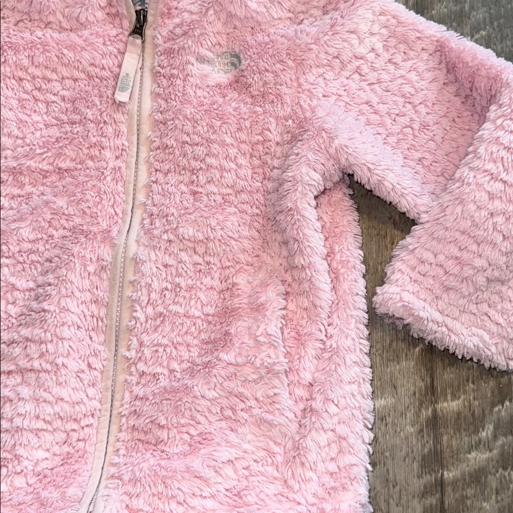 The North Face Soft Pink Fleece Jacket- size 4T